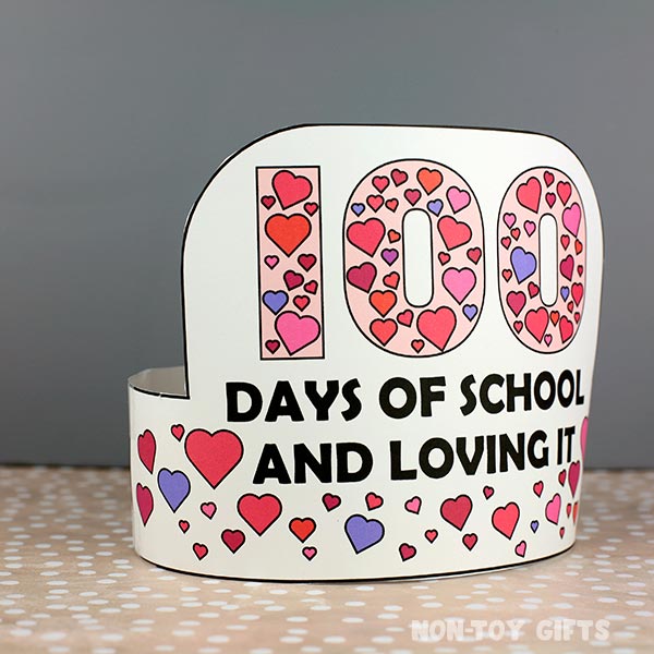 100 Days Of School And Loving It Crown
