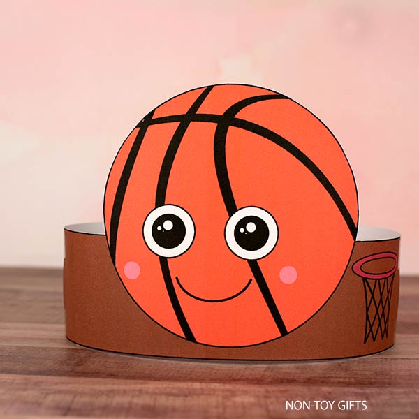 DIY Basketball paper hat