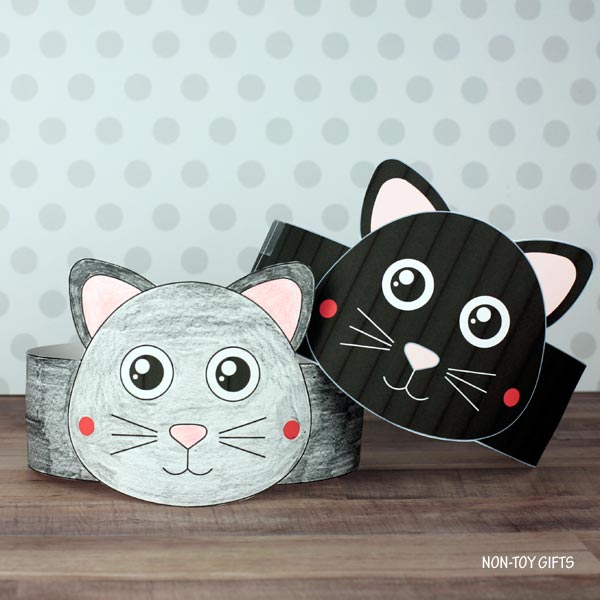 Black Cat Paper Hat
