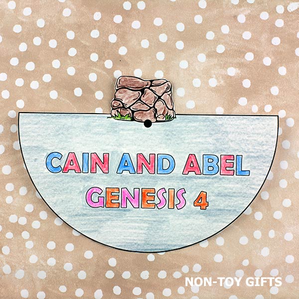 Cain and Abel Bible Story - Sunday School Craft - Coloring Activity