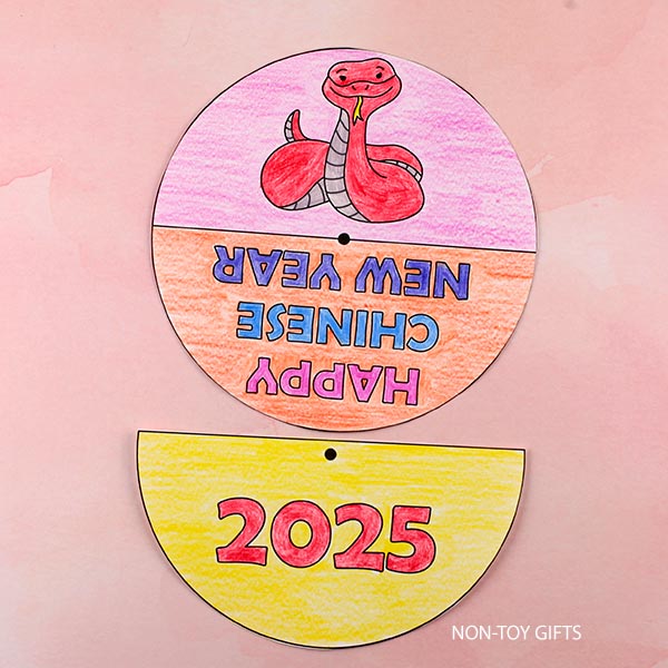 2025 Chinese New Year Snake Craft For Kids