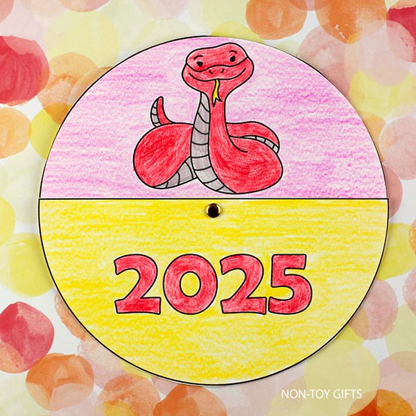 2025 Chinese New Year Snake Craft For Kids
