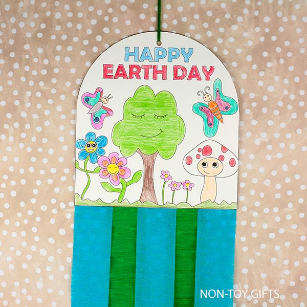 Earth Day craft printable preschool