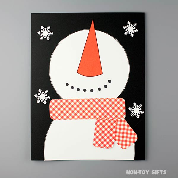 Easy Snowman Craft - 4 Options