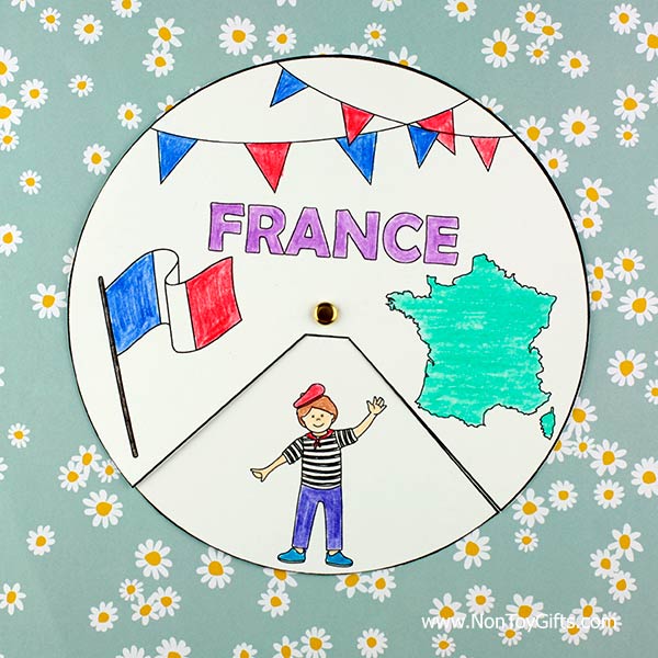France craft printable for kids