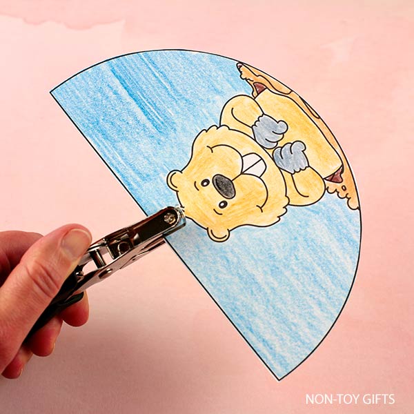 Groundhog Day Spinner Craft