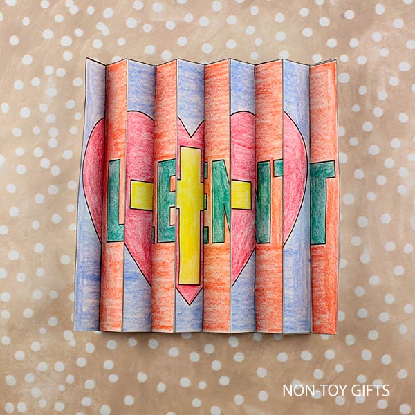 Easy Lent craft printable template for kids to make at Sunday School