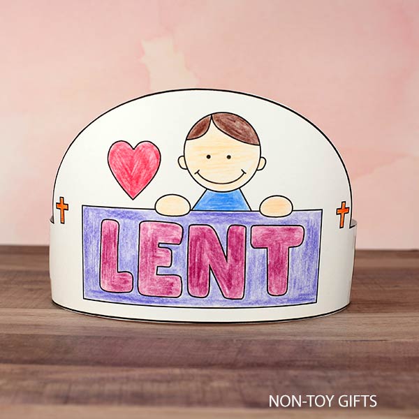 Lent craft printable for preschoolers