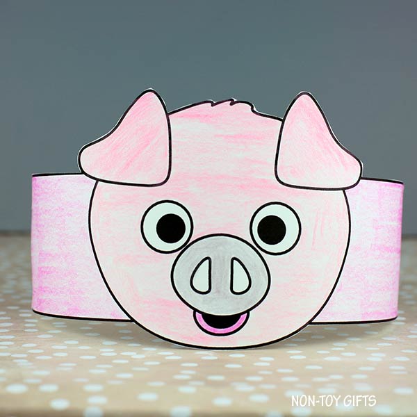 9 Farm Animal Paper Hat Craft BUNDLE