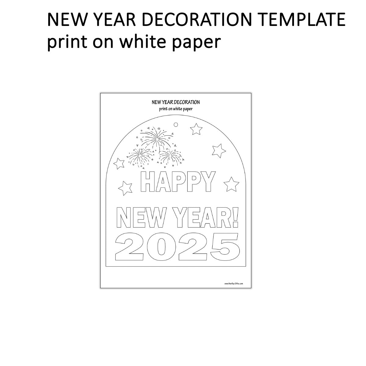 2025 UPDATE - New Year's Decoration Craft