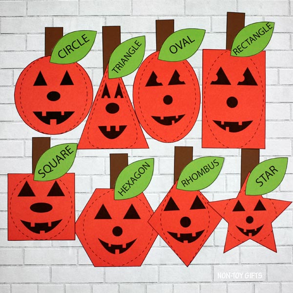 Pumpkin Shape Matching Activity