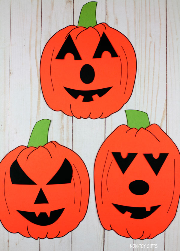 Roll A Jack-O-Lantern Craft and Game