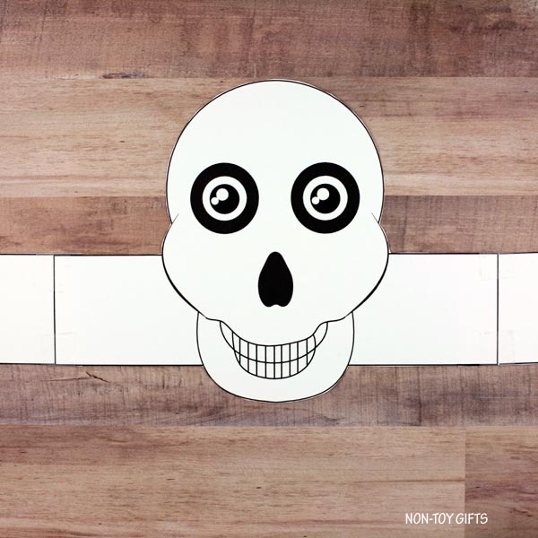 Skull Paper Hat - Halloween Crown