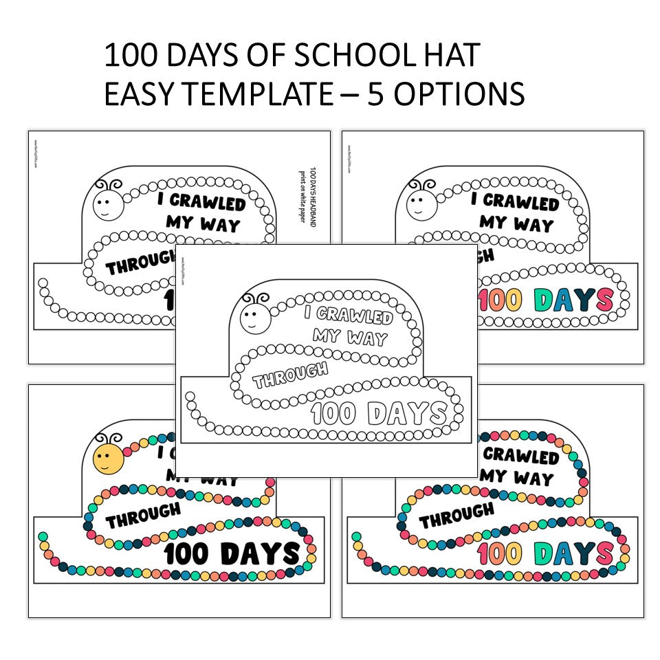 I Crawled My Way Through 100 Days Of School Headband