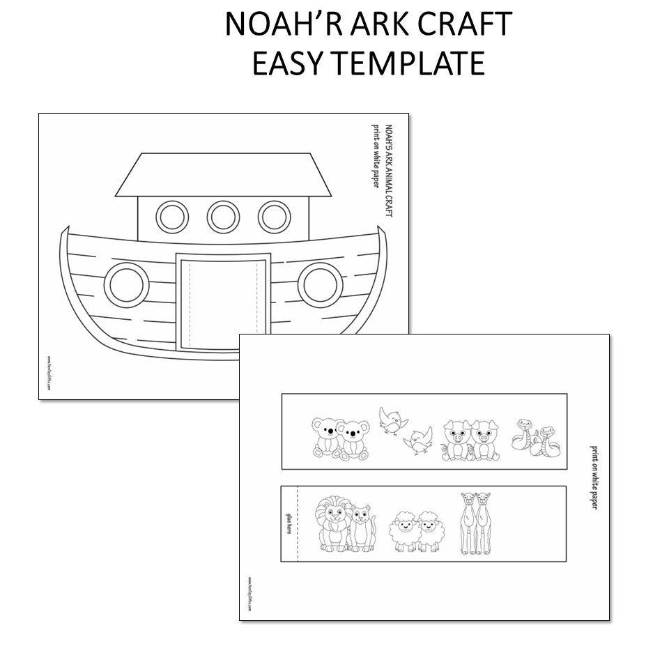 Noah's Ark Animals Craft