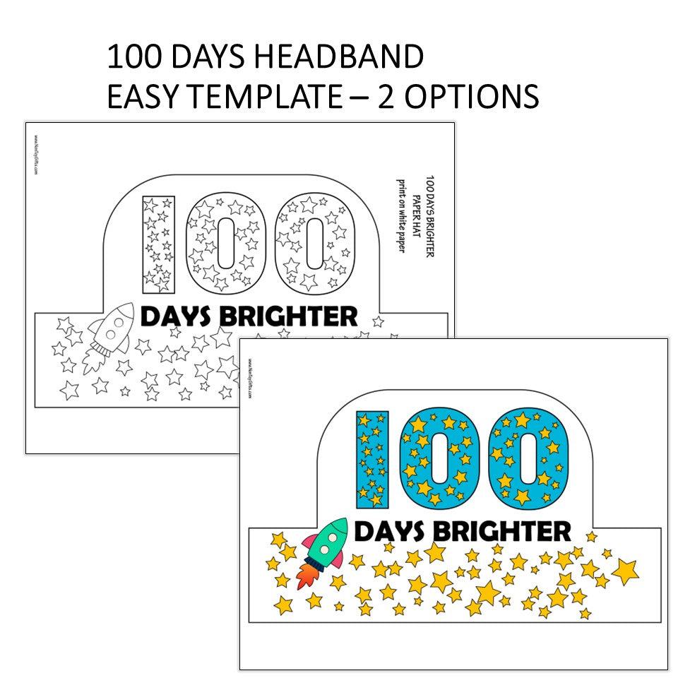 100 Days Brighter Headband