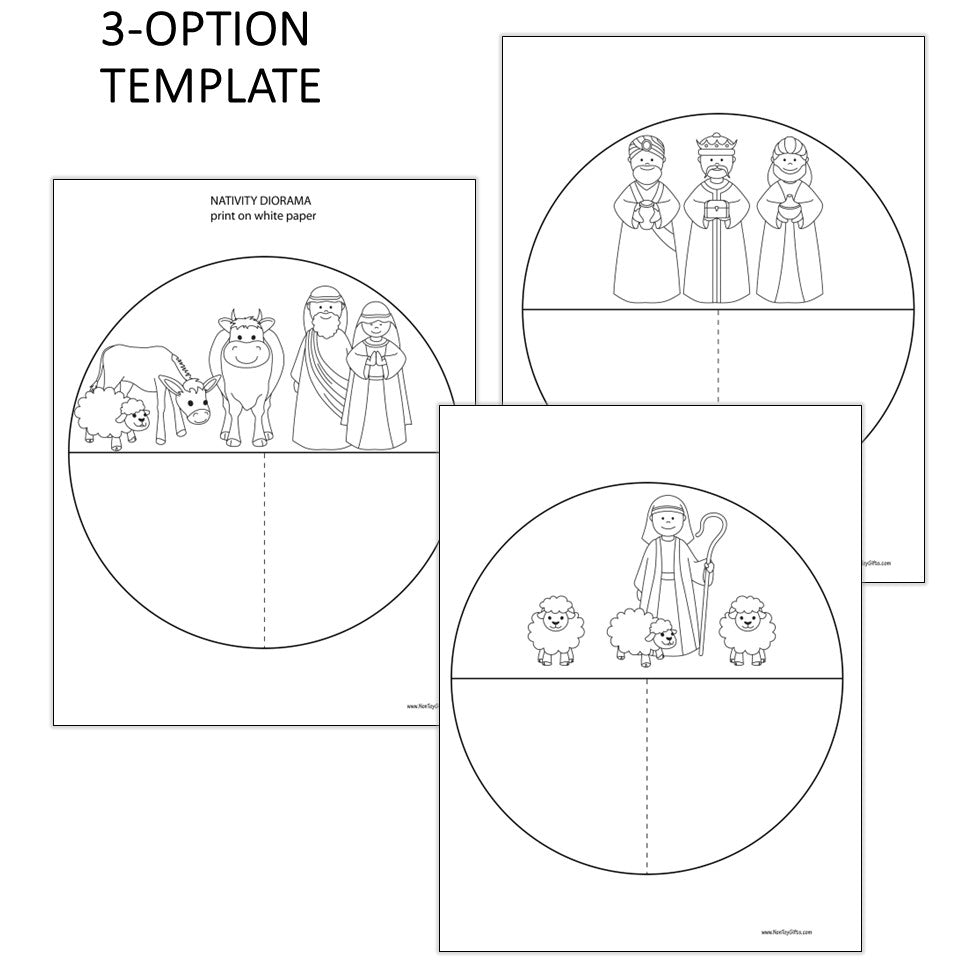 Nativity Diorama Craft