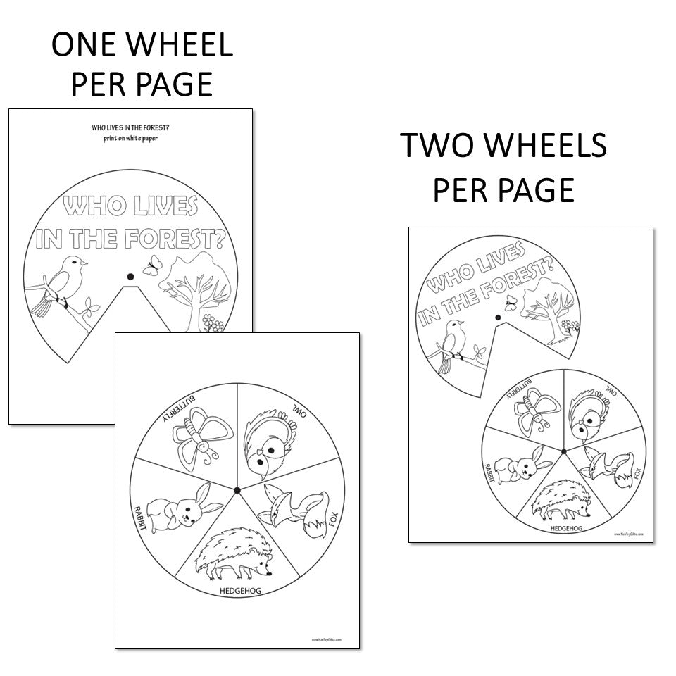 Forest Animals Craft: Who Lives in the Forest?