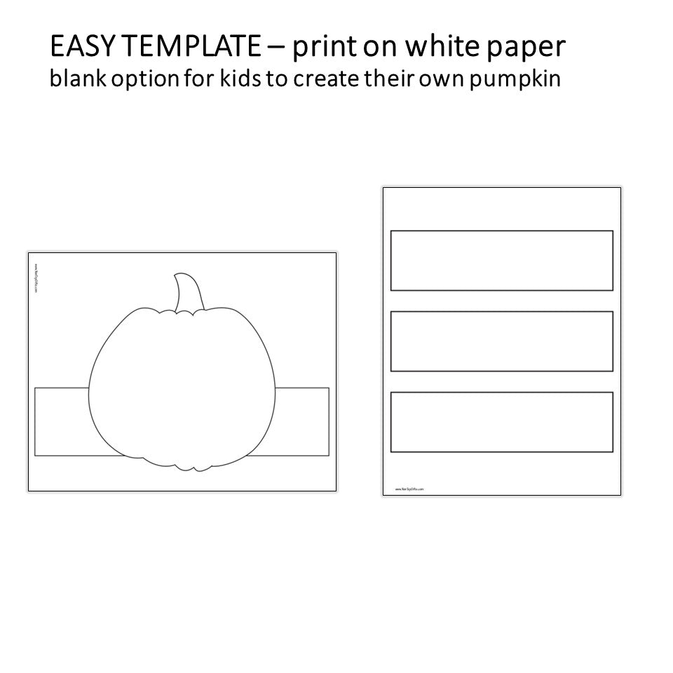 Halloween Pumpkin Paper Hat