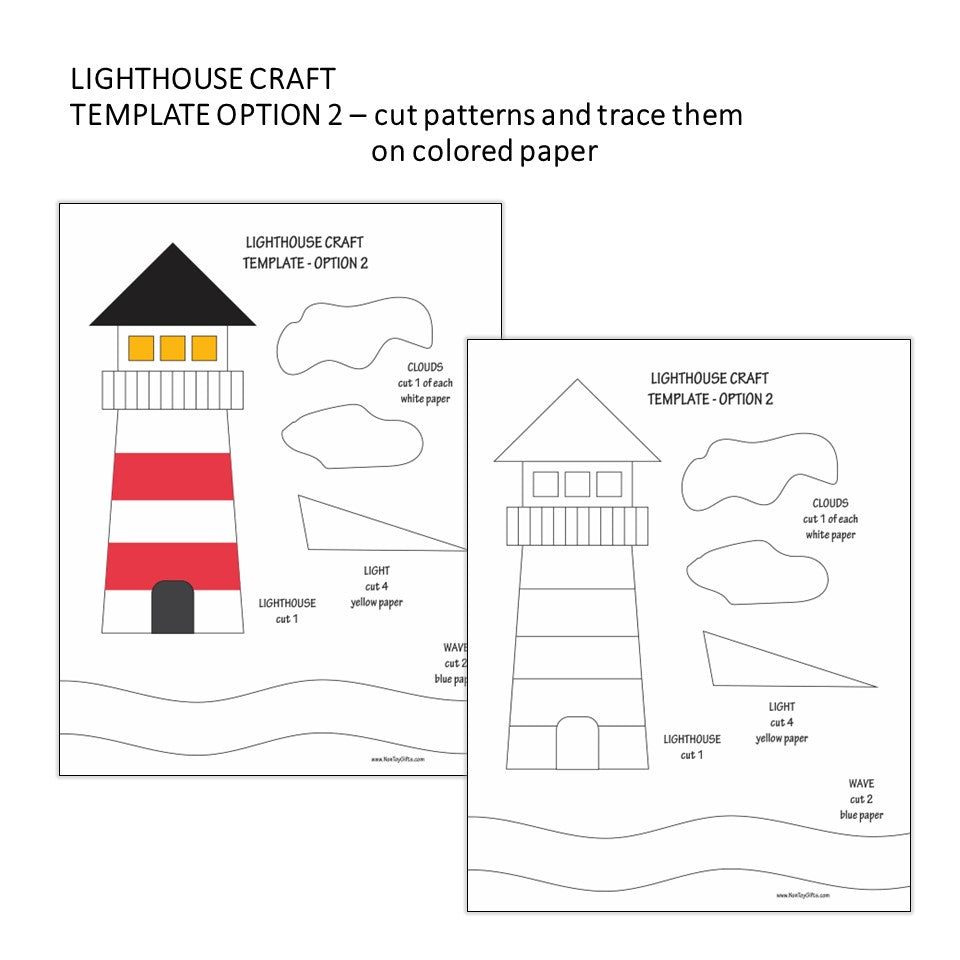 Lighthouse Craft Printable