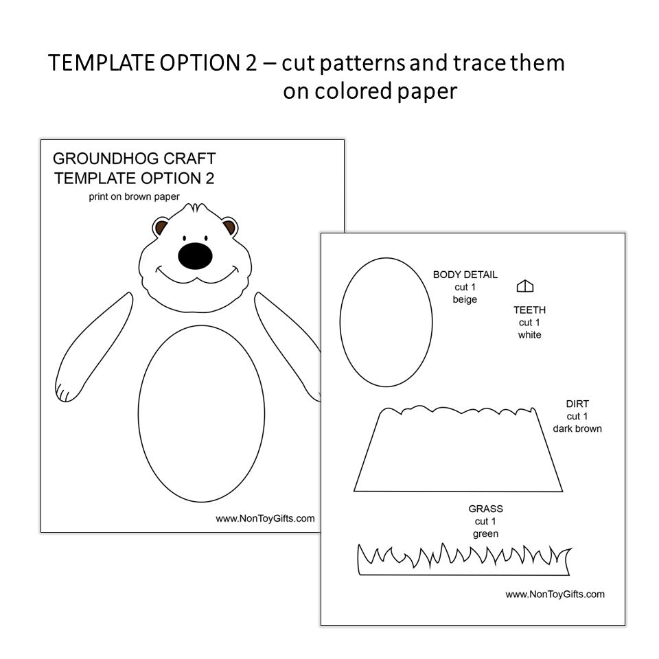 Groundhog Day Craft for Kids