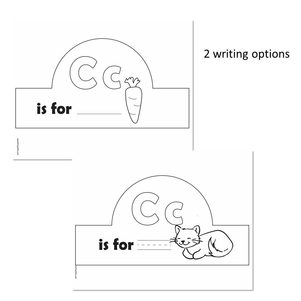 Letter C Coloring Crown