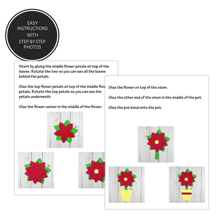 Poinsettia Craft