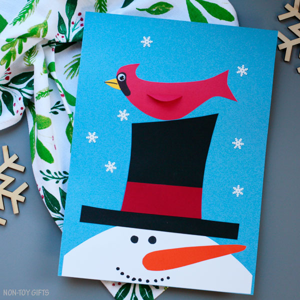 Snowman and Cardinal Craft