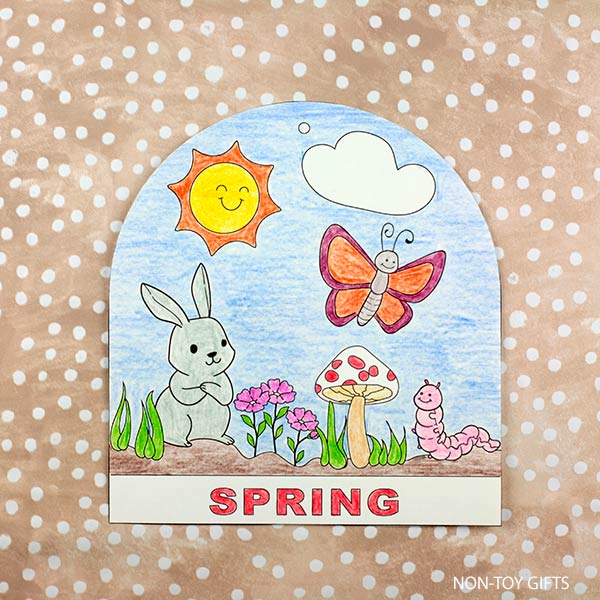 DIY spring decoration for kids