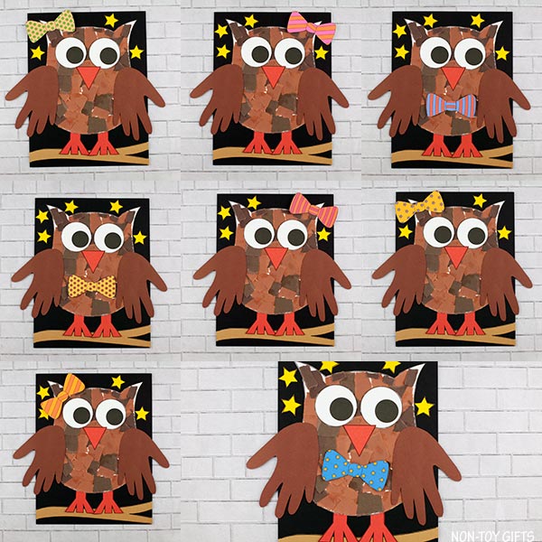 Owl Craft - Torn Paper Craft