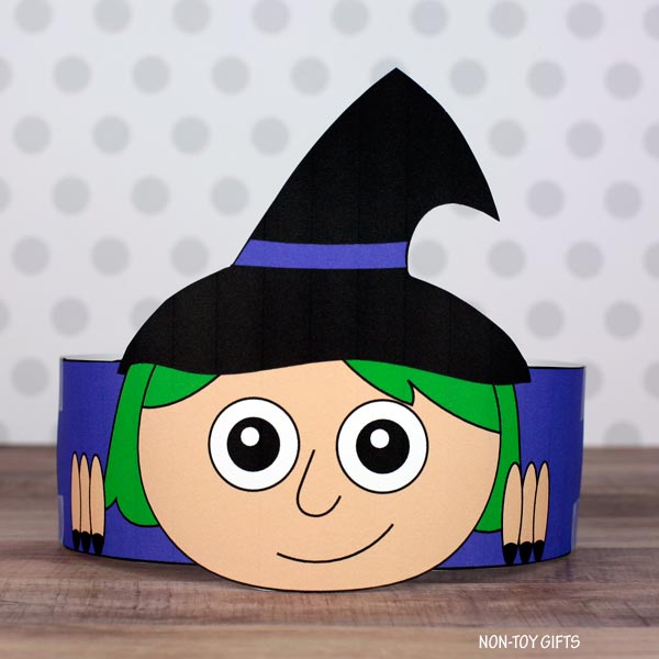 Halloween Witch Paper Hat