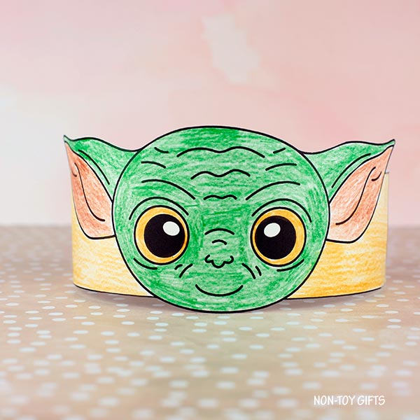 Yoda Headband - Star Wars Coloring Crown