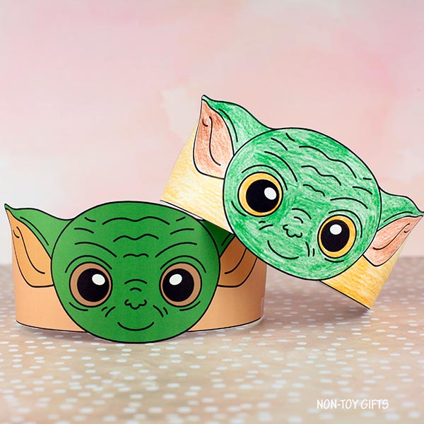 Yoda Headband - Star Wars Coloring Crown