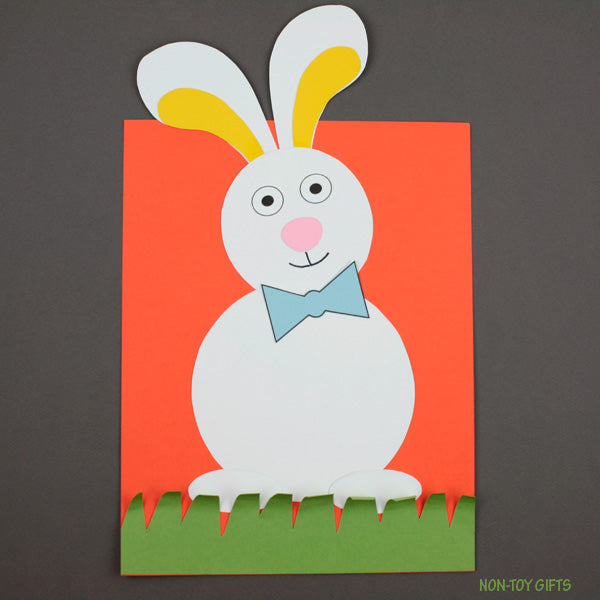 Bunny In The Grass Craft for Spring and Easter – Non-Toy Gifts