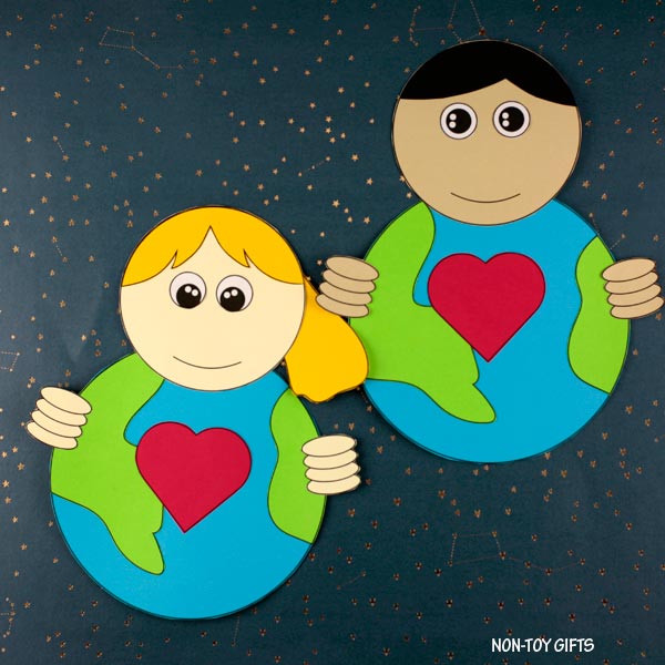 Our Earth Craft - Easy Paper Earth Day Craft for Kids