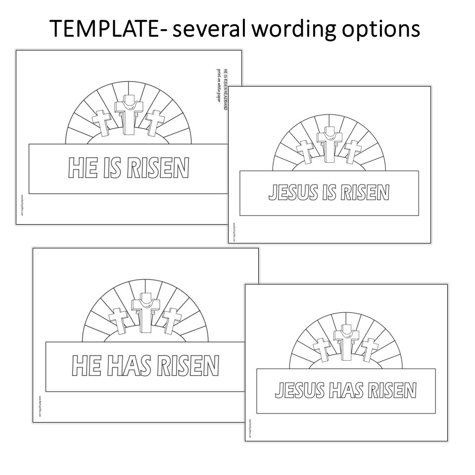Religious Easter craft or Easter Sunday School