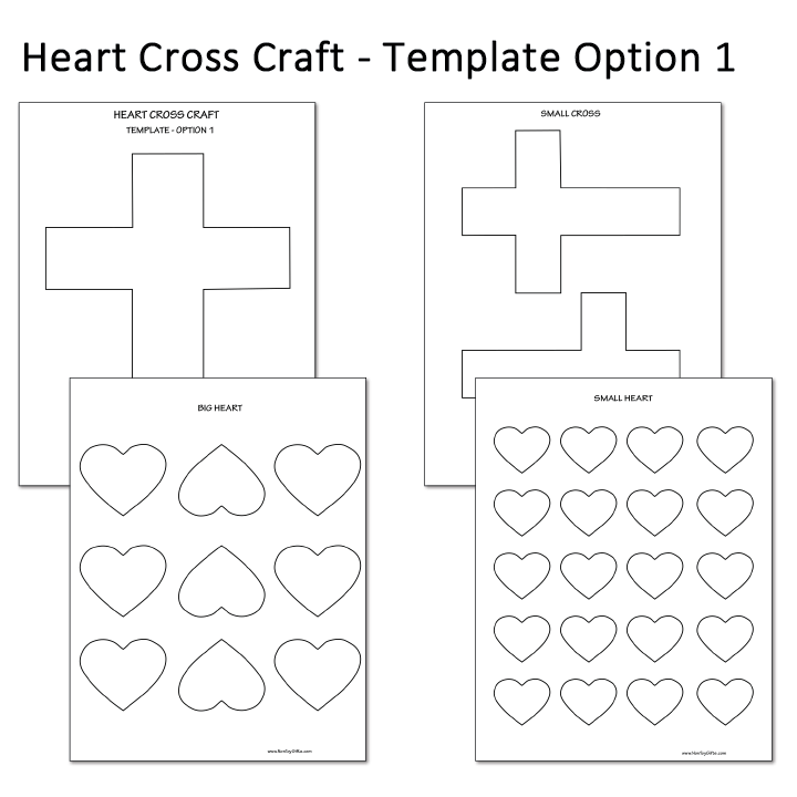Easter Religious 3-Craft Bundle : He Is Risen and Cross Crafts