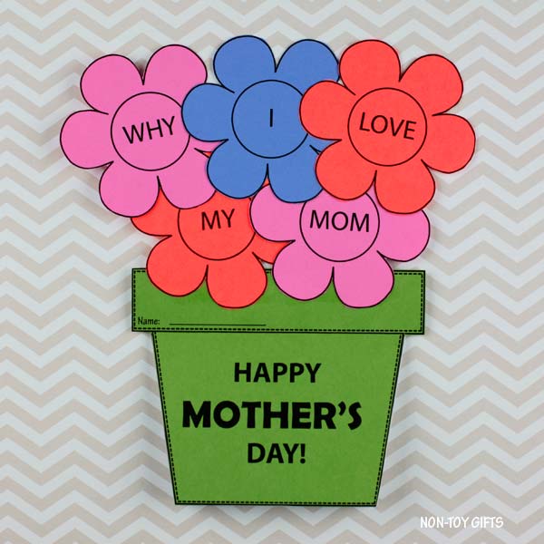 Mother's Day 5 Flower Craft Bundle