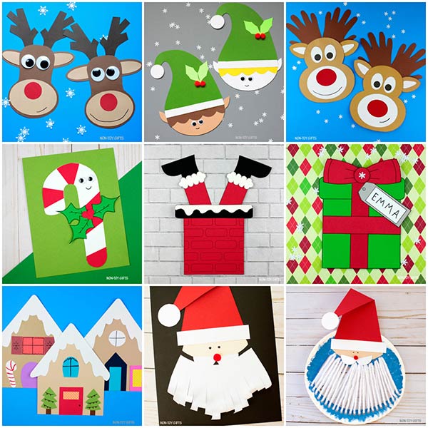30 Printable Christmas Crafts Kids Will Love To Make