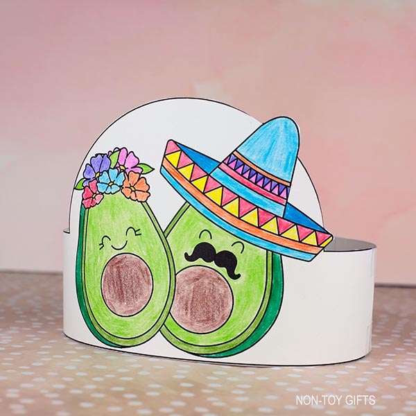 Avocado Paper Hat - Mexican Fiesta Craft