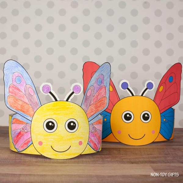 4-Insect Headband Bundle: Bee, Butterfly, Ladybug and Dragonfly