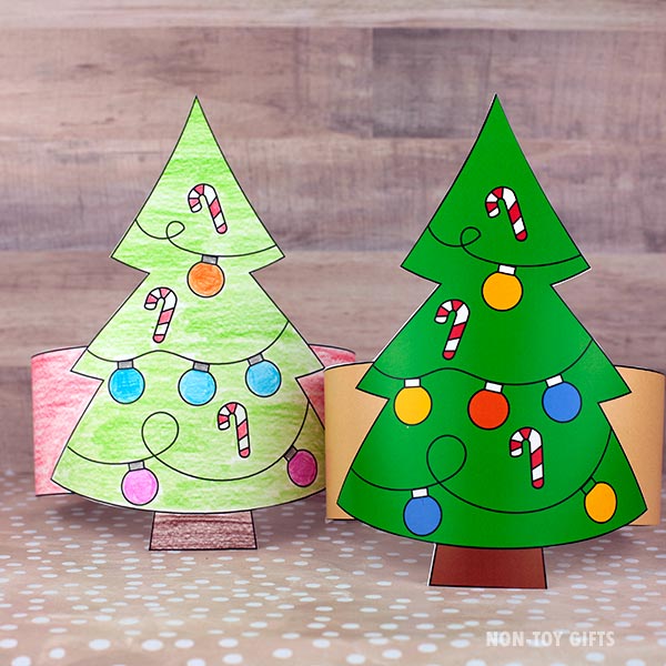 Christmas Tree Paper Hat