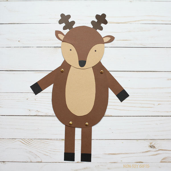 Reindeer Craft - Reindeer Puppet