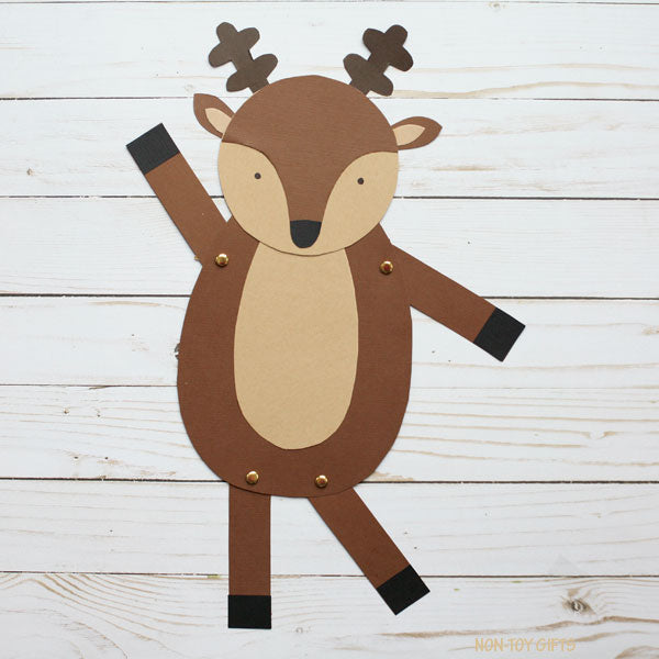 Reindeer Craft - Reindeer Puppet