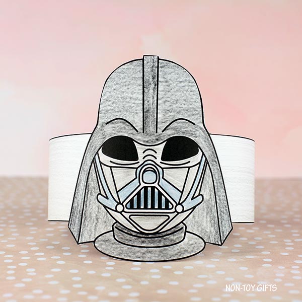 Darth Vader Headband - Star Wars Coloring Crown