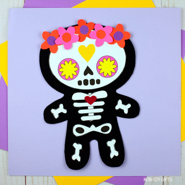 Day of the Dead Craft - Dia de los Muertos Skeleton Activity