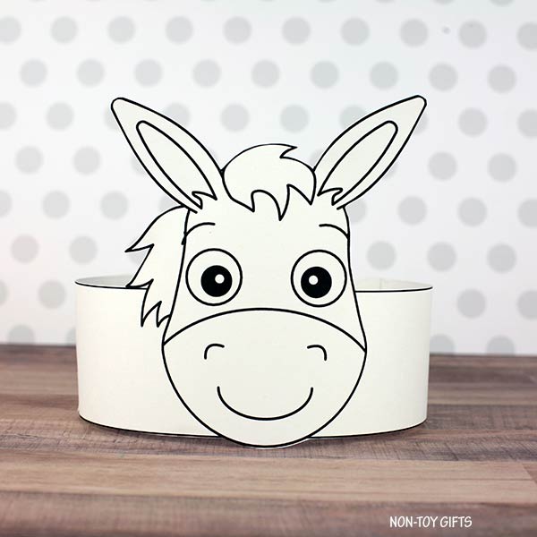 Donkey Face Template