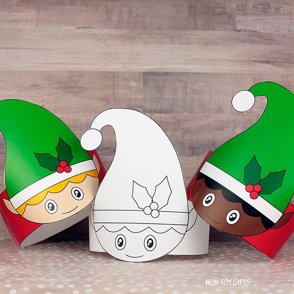 4 Christmas Paper Hats Bundle 1