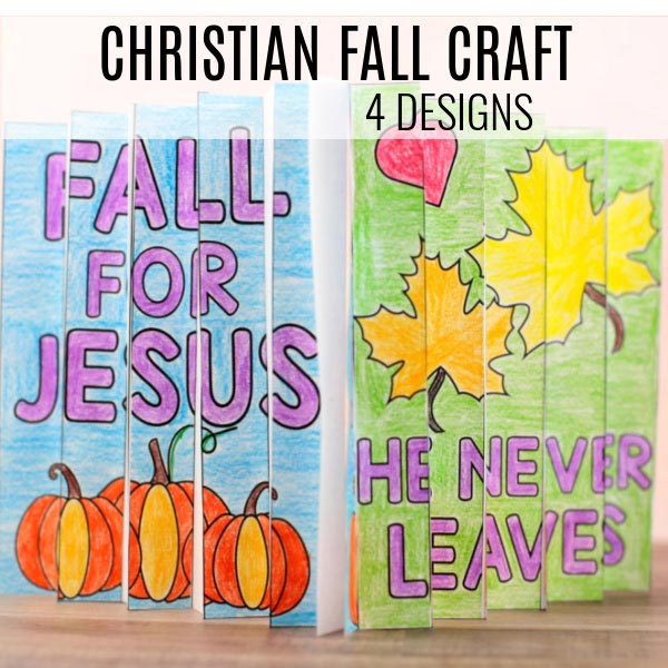 Fall for Jesus agamograph printable featuring pumpkins, leaves, and Christian messages. Interactive Bible lesson activity that combines faith learning with fine motor skill practice for kids