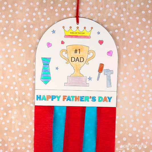Father's Day decoration craft printable for dad